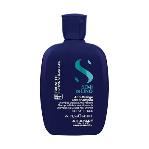 Alfaparf Milano Semi di Lino Brunette Anti-Orange Low Shampoo 250ml