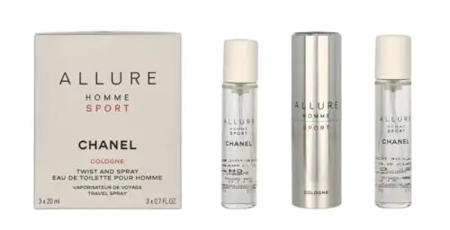 Allure Homme Sport Cologne Vaporizador Recargable 3x20ml - Chanel