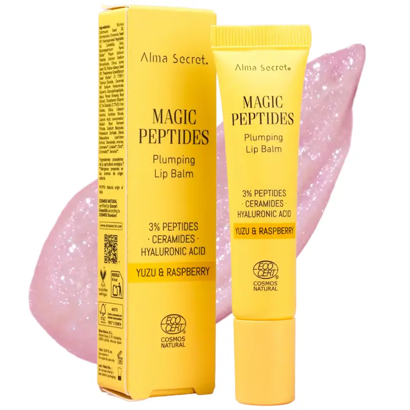 Alma Secret Magic Peptides Lip Balm - Bálsamo Labial Hidratante con Péptidos y Ácido Hialurónico