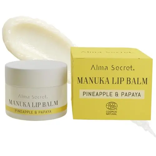 Alma Secret Manuka Lip Balm Piña & Papaya - Bálsamo Labial Reparador Vegano
