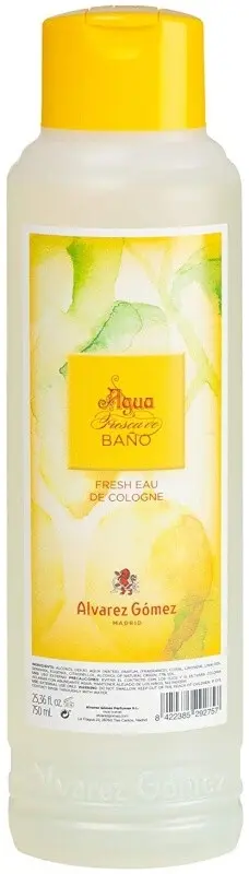 Alvarez Gómez Agua Fresca de Baño 750 ml – Frescura y Elegancia en Cada Aplicación