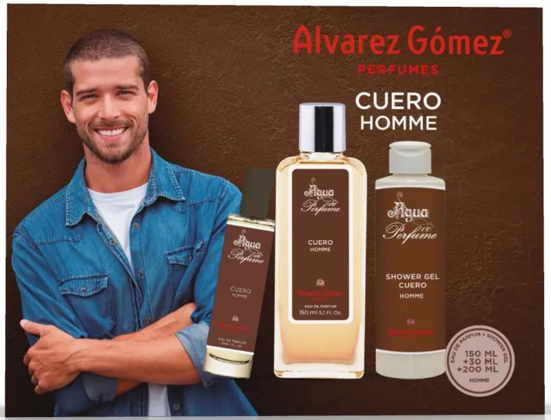 Alvarez Gómez Cuero Homme Eau de Parfum Estuche 150 ml + 30 ml + 200 ml
