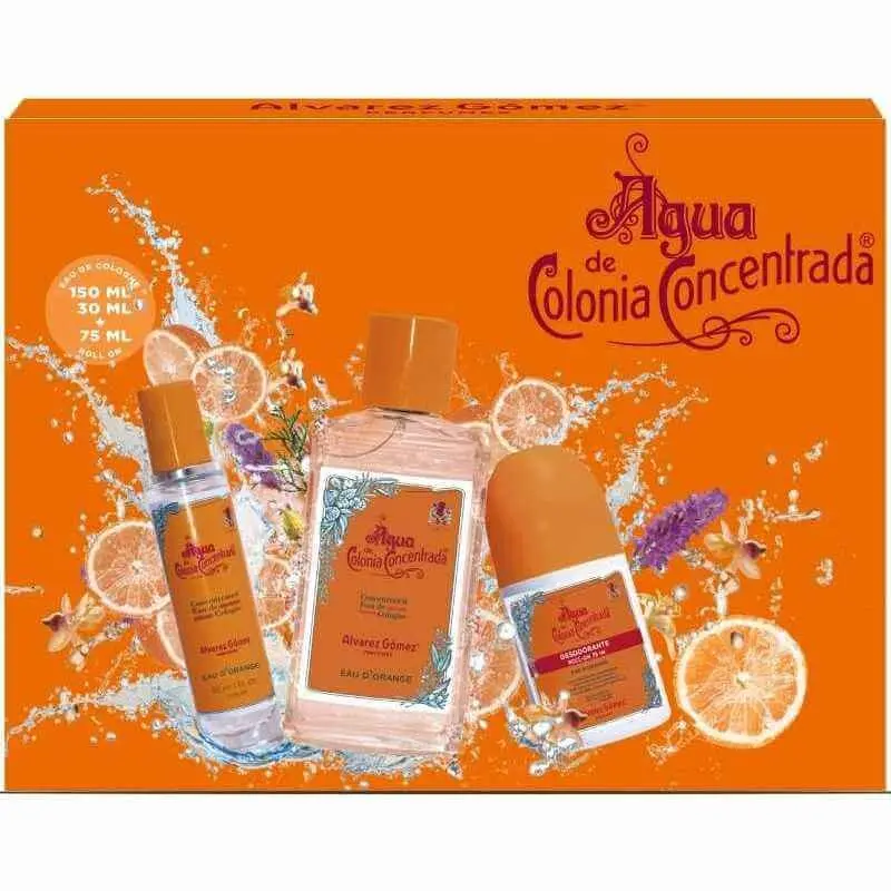 Álvarez Gómez Estuche Orange 80 Ml + Mini 30 Ml + Desodorante Roll-On