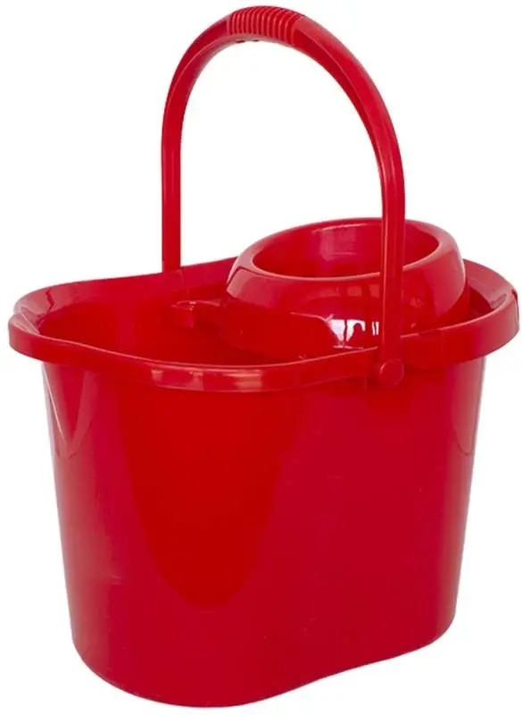 Amapola 001186 Cubo de Fregona con Escurridor 15 L