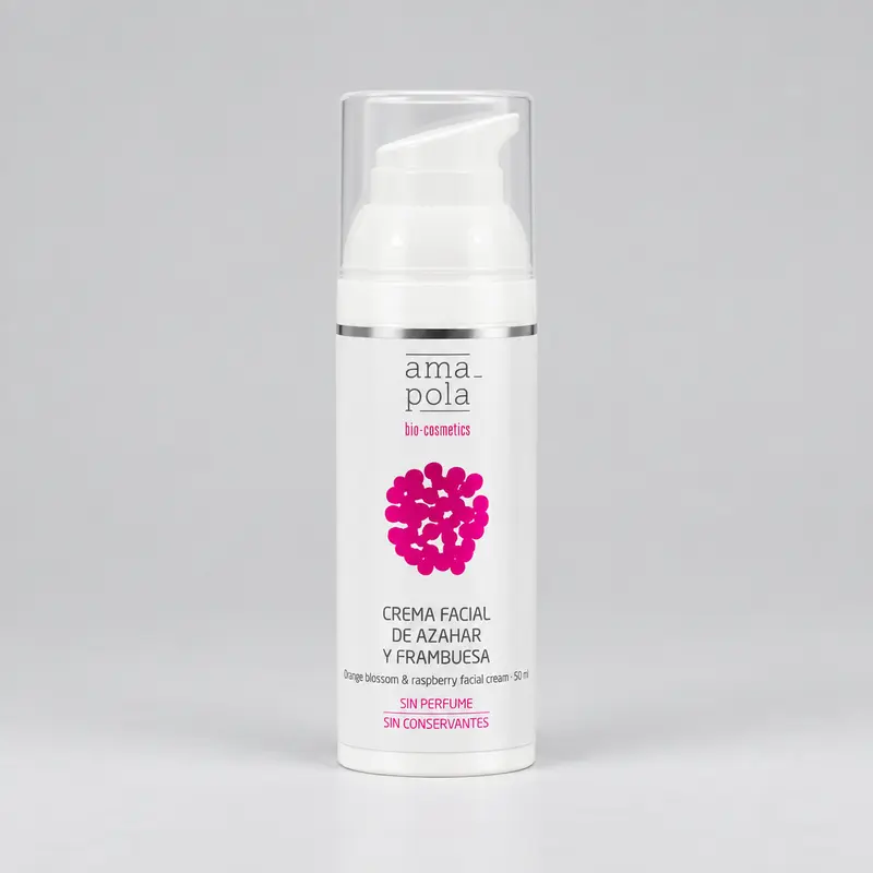 Amapola Crema facial de Azahar y Frambuesa 50ml