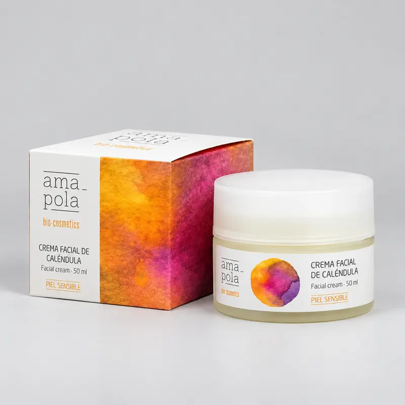 Amapola Crema facial de Caléndula 50ml