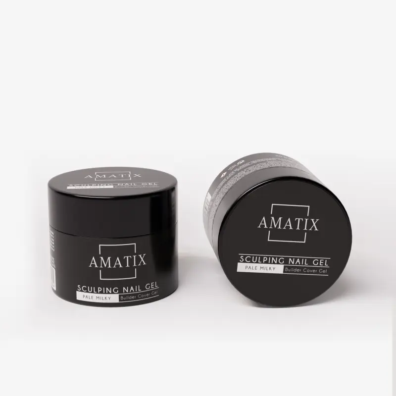 Amatix Builder sculping nail gel, Pale Milky 15ml