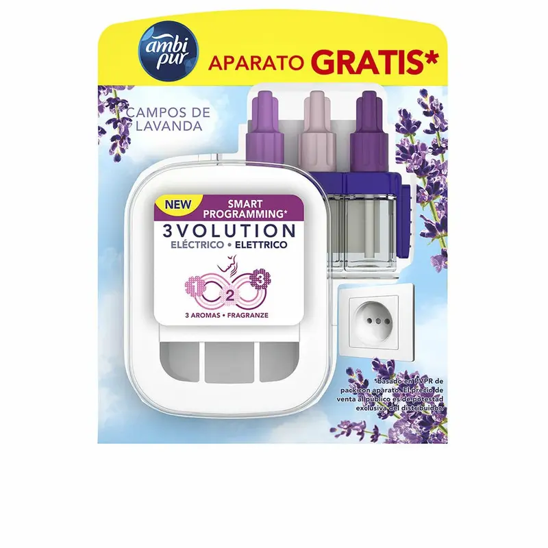 Ambi Pur 3VOLUTION Ambientador Eléctrico + Recambio Lavanda 20ml