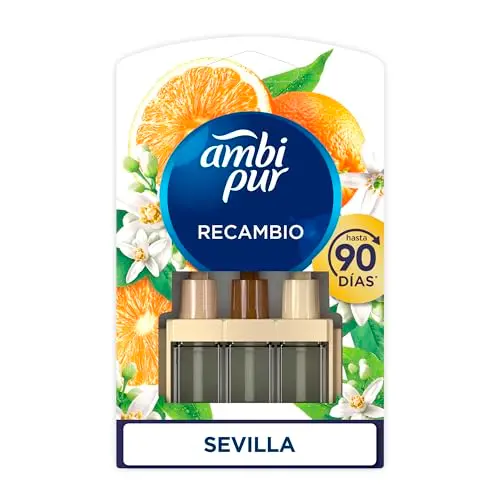 Ambi Pur 3Volution Naranja y Neroli - Recambio Ambientador Eléctrico 20ml