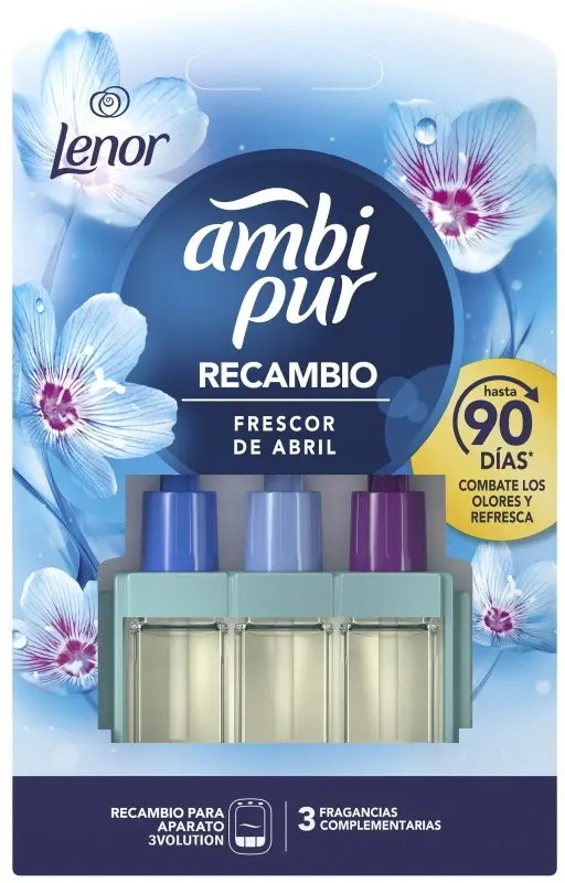 Ambi Pur 3Volution Recambio Frescor de Abril 3 x 20 ml