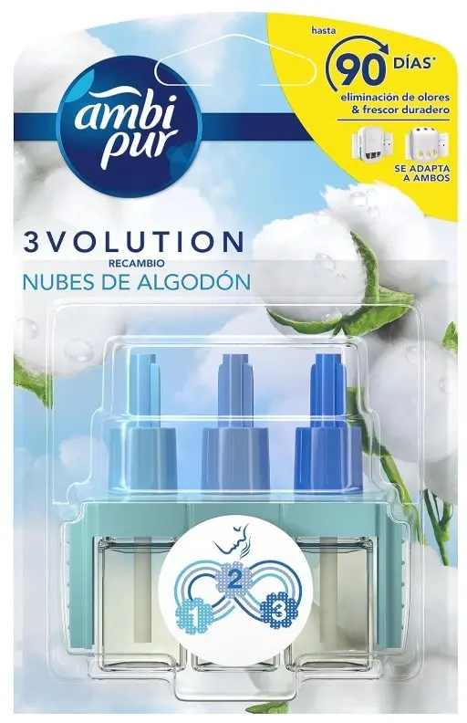 Ambi Pur 3Volution Recambio Nubes de Algodón