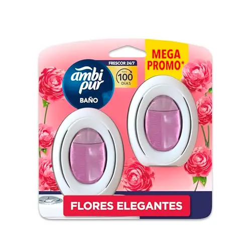 Ambi Pur Eliminación Continua Malos Olores Baño Lenor Flores Elegantes