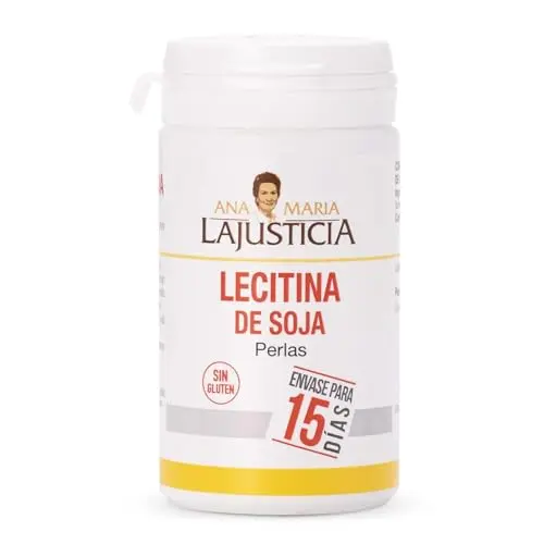 Ana María Lajusticia Lecitina de Soja 90 Perlas - Salud Cardiovascular y Memoria