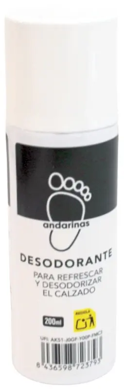 Andarinas Desodorante Calzado 200 ml
