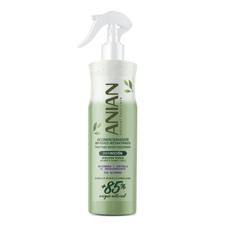 ANIAN Acondicionador sin Aclarado Bifásico 400ml - Rizos Definidos