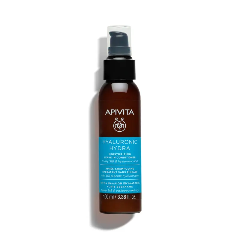 Apivita Acondicionador Sin Aclarado Hidratante 100ml - Ácido Hialurónico y Aloe