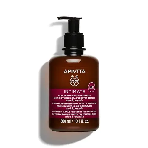 Apivita Limpiadora Cremosa Suave Higiene Íntima 300 ml - Aloe Vera y Propóleo