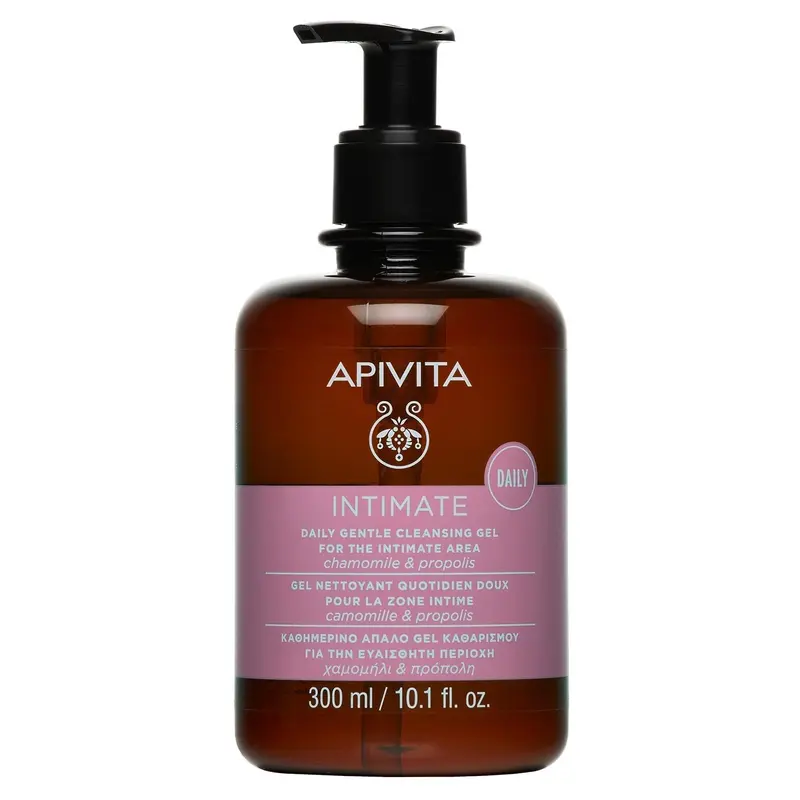 Apivita Loción Íntima de Lavado - Limpieza Suave con Manzanilla, Propóleos y Aloe Vera
