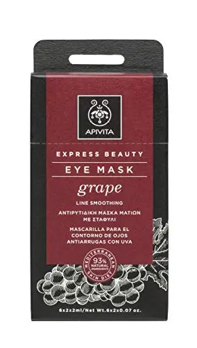 Apivita Mascarilla Contorno de Ojos Antiarrugas con Uva 2x2ml