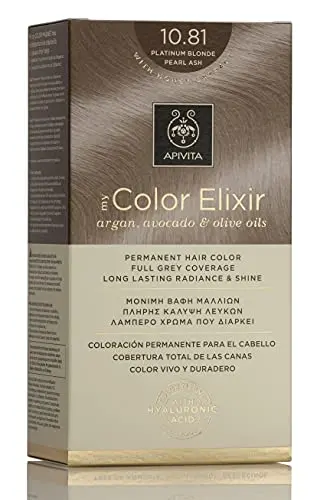 Apivita My Color Elixir #10.81 Rubio Platino Ceniza Perlado - Coloración Permanente
