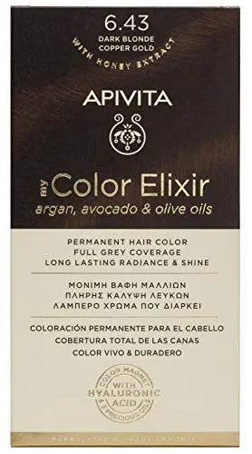 Apivita My Color Elixir #6.43 Rubio Oscuro Cobrizo Dorado - Coloración Permanente