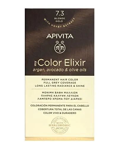 Apivita My Color Elixir #7.3 Rubio Dorado - Coloración Permanente