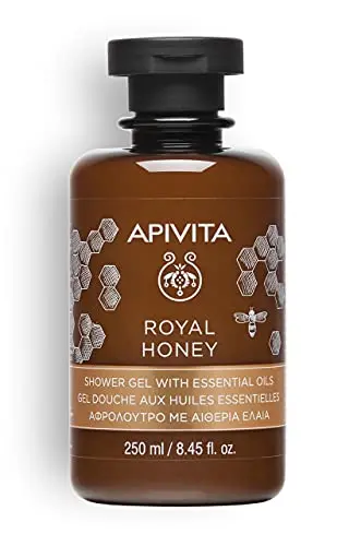 Apivita Royal Honey Gel de Baño 250ml - Limpiador Suave con Miel y Aceites Esenciales