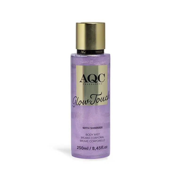 AQC Fragrances Shimmer Body Mist Purple Brillo 250 ml - Spray Corporal Scintillante