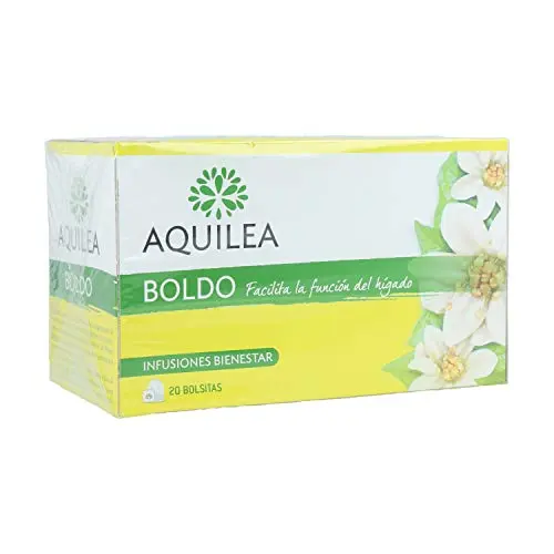 Aquilea Boldo Infusión - 20 Sobres para la Digestión y Función Hepática