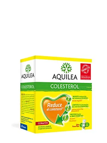 Aquilea Colesterol 20 Sticks Líquidos | Levadura Roja y Vitamina E