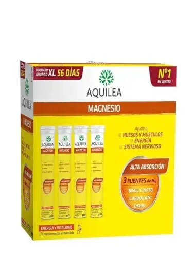 AQUILEA Magnesio 56 Tabletas Efervescentes - Complemento Alimenticio