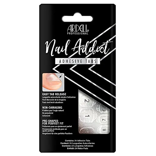 Ardell Adhesive Tabs - 24 Lengüetas Adhesivas para Uñas Postizas