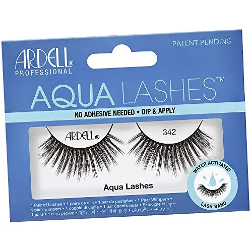 Ardell Aqua Lashes 342 - Pestañas Postizas sin Pegamento con Banda Activada por Agua
