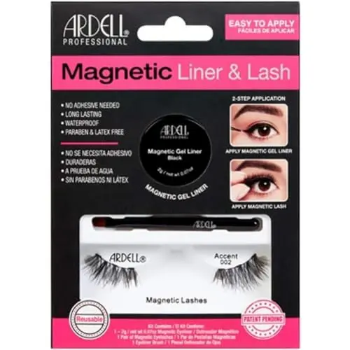 Ardell Kit Pestañas Magnéticas Accent 002 con Liner Magnético