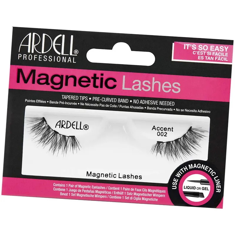 Ardell Magnetic Lashes Accent 002 - Pestañas Postizas Magnéticas sin Adhesivo