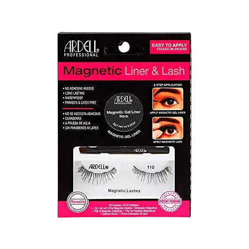 Ardell Magnetic Liner & Lash #110 - Kit Pestañas Magnéticas con Eyeliner