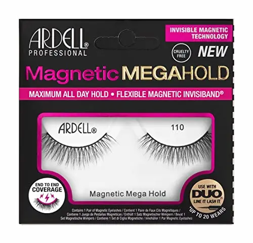 Ardell Magnetic MegaHoldLash 110 - Pestañas Postizas Magnéticas sin Adhesivo