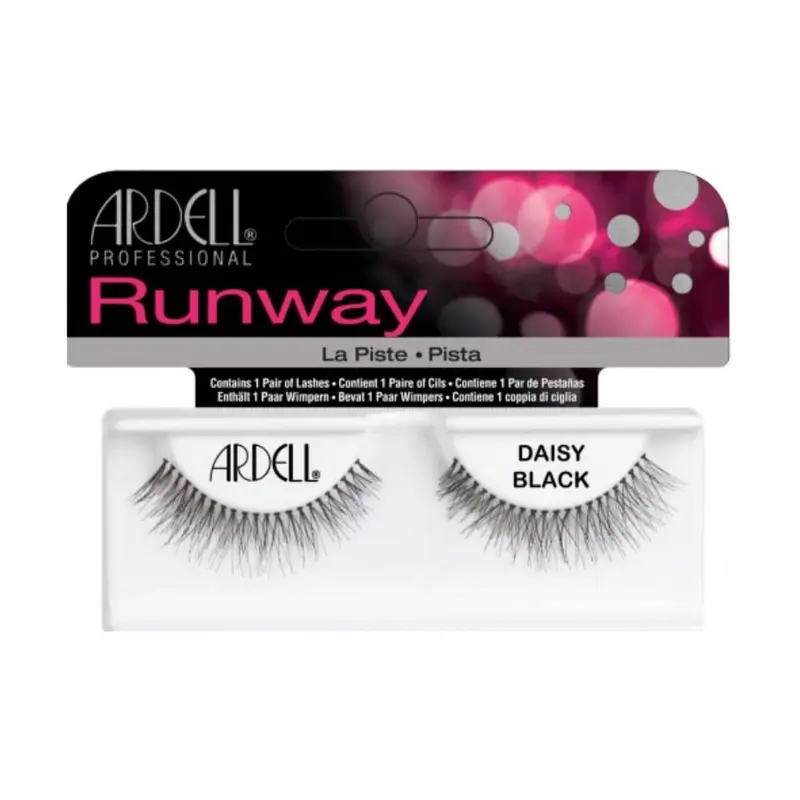 Ardell Runway Daisy Pestañas Postizas Glamurosas Negro - Colección Make-Up Artist