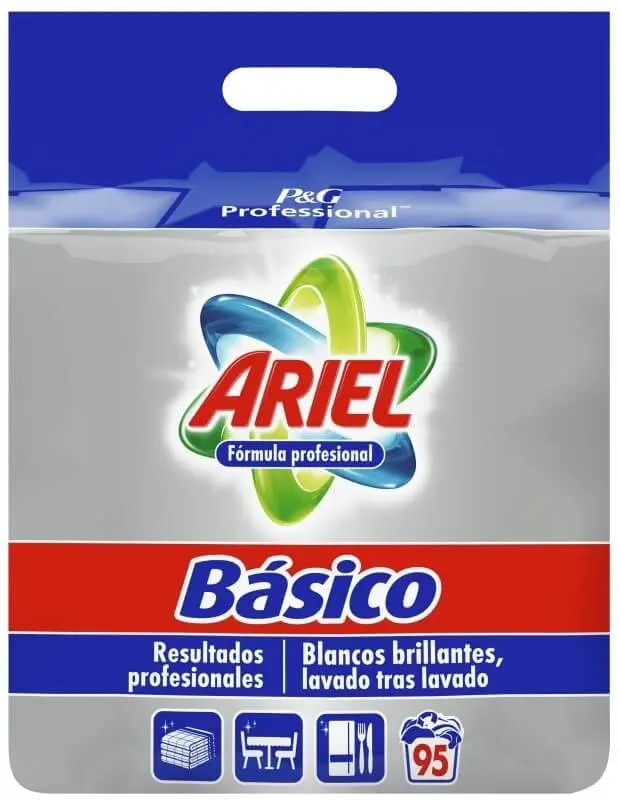 Ariel Básico Profesional Detergente en Polvo 6 Kg 95D