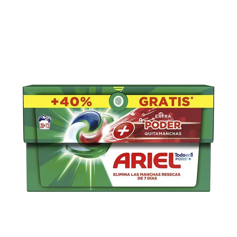 Ariel Pods Extra Poder Quitamanchas 3en1 - 42 Cápsulas