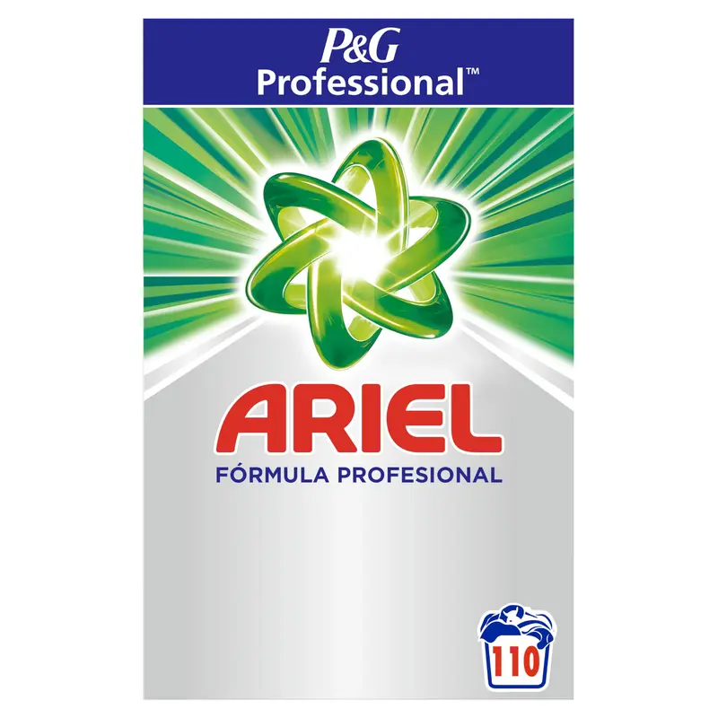Ariel Professional Detergente en Polvo 7.15kg - 110 Lavados Flor de Loto y Lirio