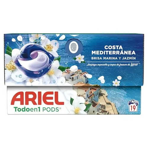 Ariel Todo en 1 Pods Brisa Marina y Jazmín - 19 Cápsulas