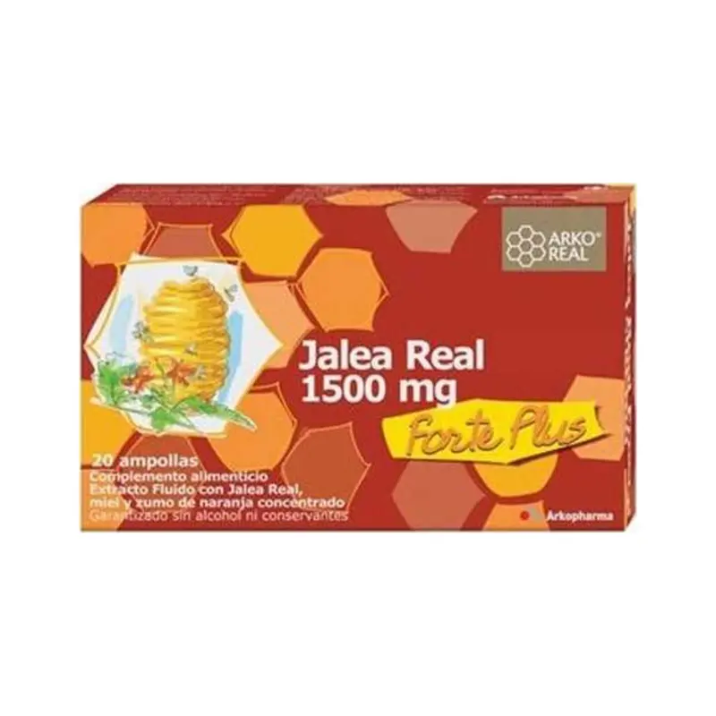 ARKOREAL JALEA REAL FORTE PLUS 1500 MONODOSIS 1500 MG 20 AMPOLLAS
