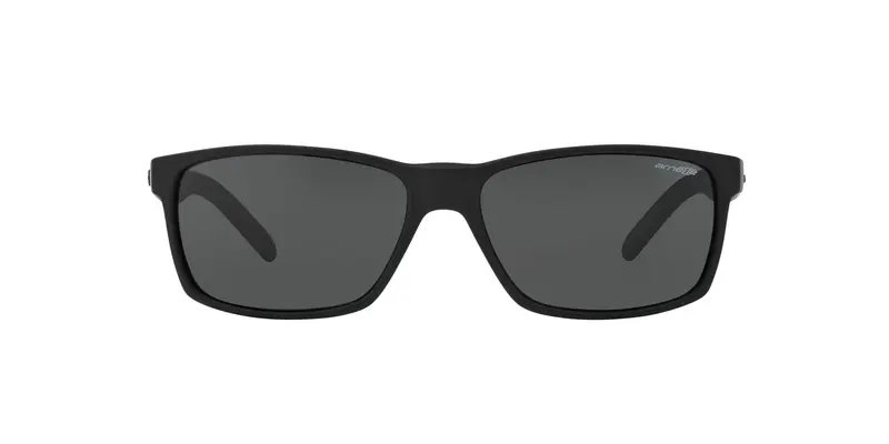 ARNETTE Slickster Gafas de Sol Black Rubber 58mm - Diseño Cuadrado para Hombre