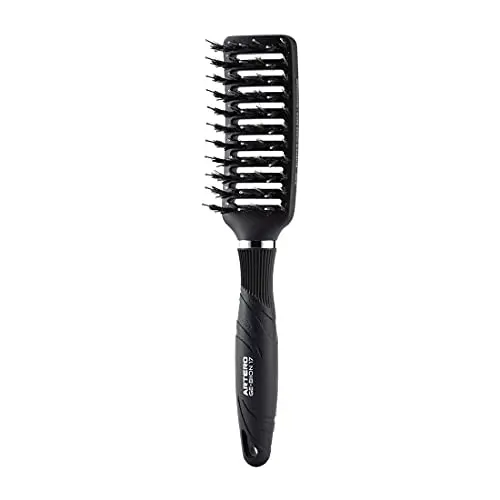 Artero Cepillo Flexible Antitirones GE-BION17 - Desenredante Iónico Negro