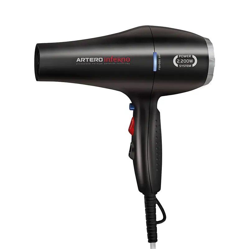 Artero Secador Inferno Black - Secador Profesional 2.200W Motor AC