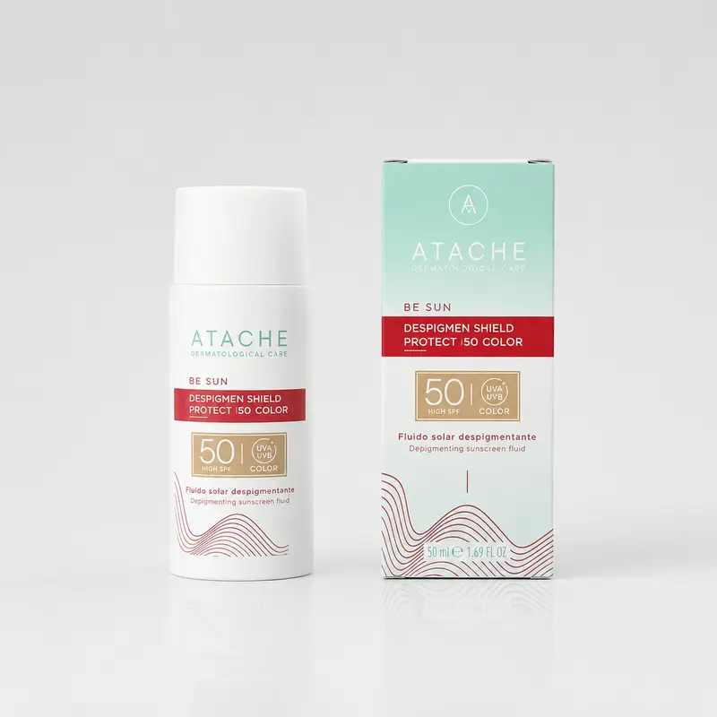 Atache Be Sun Despigmen Shield Protect SPF 50 con Color 50ml