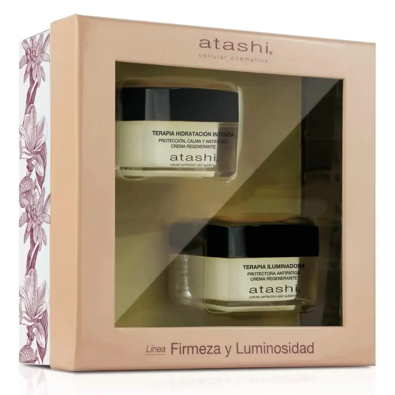 Atashi Cofre Belleza Hidratación y Luminosidad - Terapia Iluminadora + Hidratación Intensa 100ml