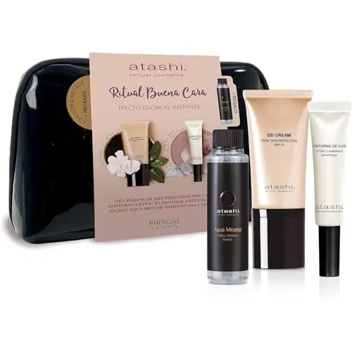 Atashi Cofre Ritual Buena Cara - DD Cream SPF15 + Contorno Lifting + Agua Micelar