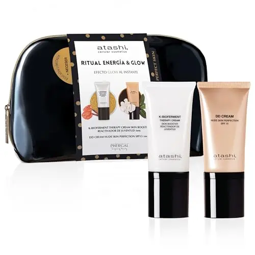 Atashi Cofre Ritual Energía & Glow - K-Bioferment + DD Cream SPF15